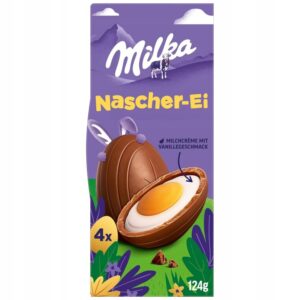 Milka Wielkanocne Jajka z Waniliowym Kremem 4x31g